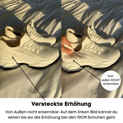 Sneaker mit dezenter Höhenverstärkung