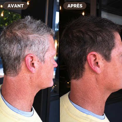Stick couvrant cheveux gris homme