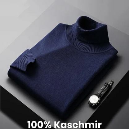 LINDERHOFF | Rollkragenpullover aus Kaschmir