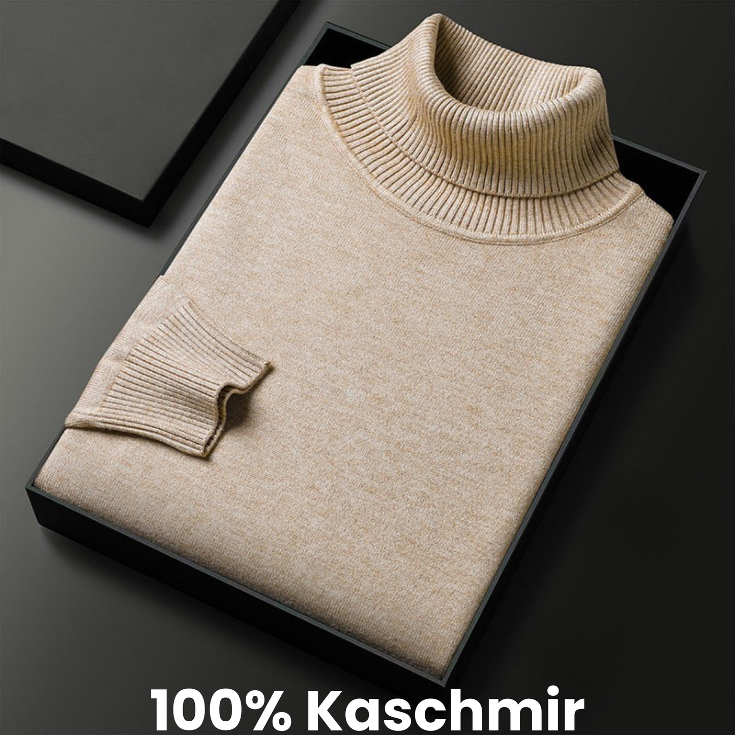 LINDERHOFF | Rollkragenpullover aus Kaschmir