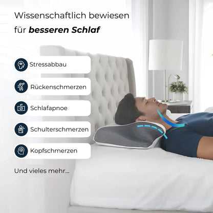 Oreiller ergonomique pour un sommeil réparateur