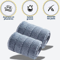 Pièces de recharge : 2 Chiffons Microfibres