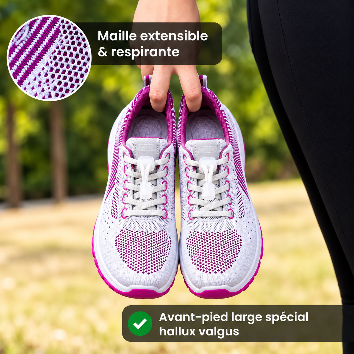 Chaussures Orthopédiques Légères pour Pieds Larges