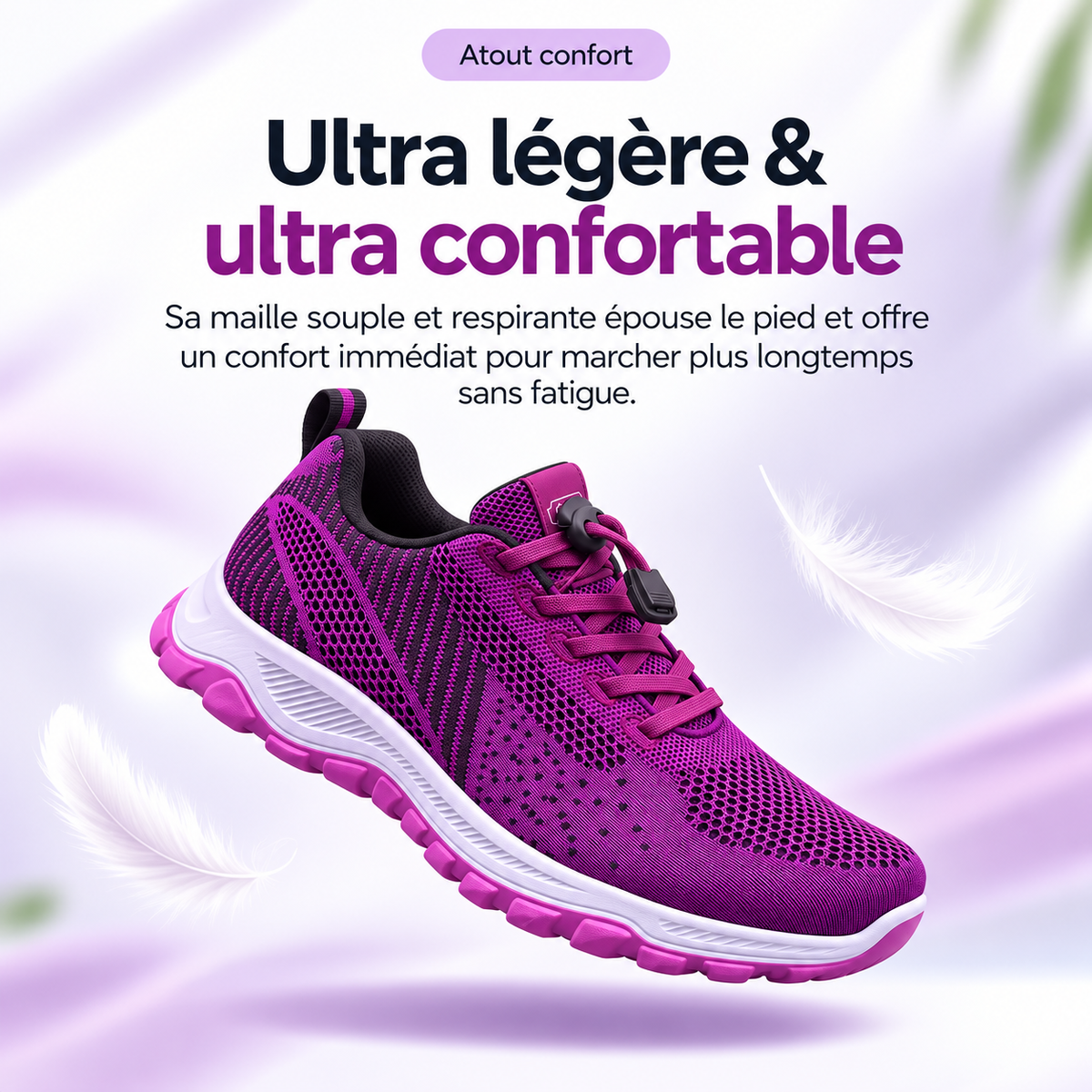 Chaussures Orthopédiques Légères pour Pieds Larges