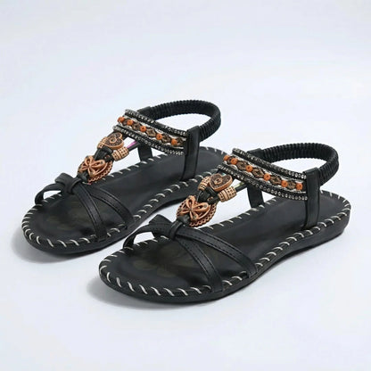Bequeme Sandalen im Boho-Stil