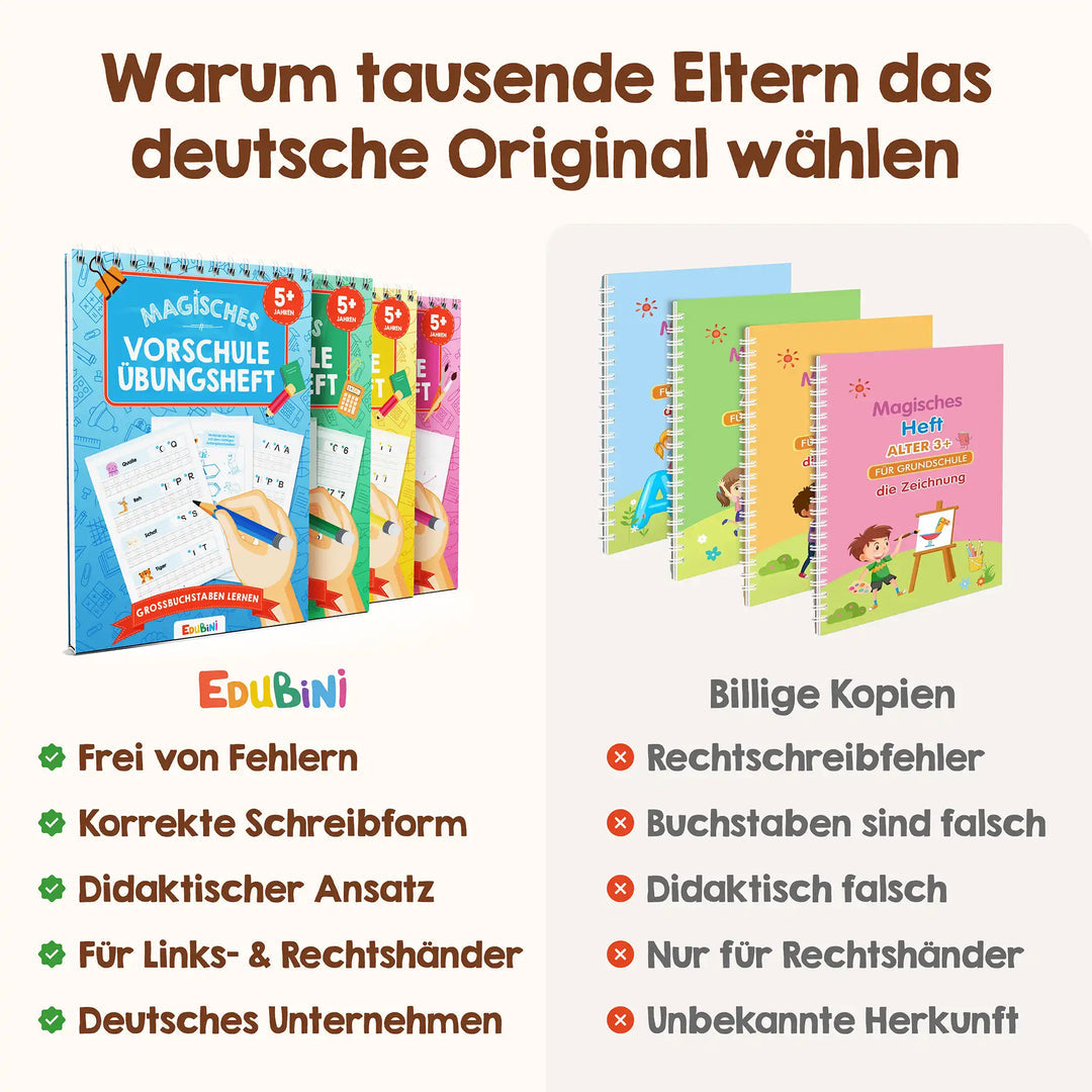 Magische Übungshefte (4er Bundle)