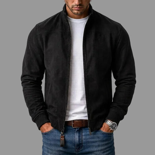Herren-Bomberjacke aus Wildleder