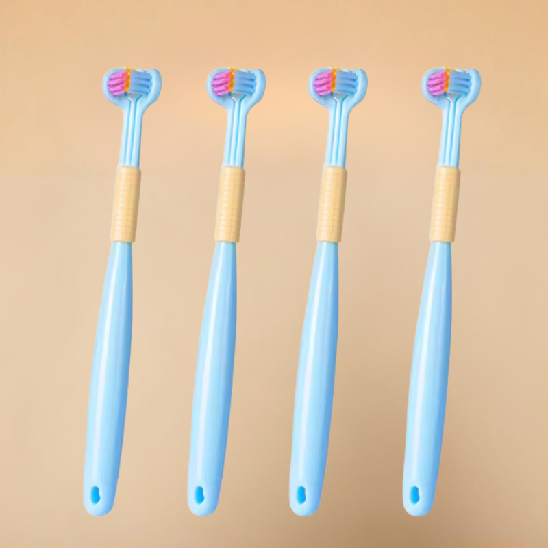 (4 Stück) TripleBrush für Kinder 1-14 Jahre