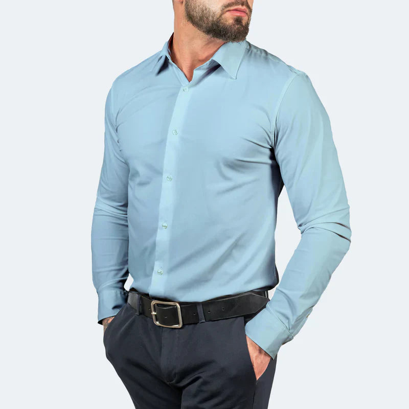 Chemise Infroissable à Coupe Ajustée