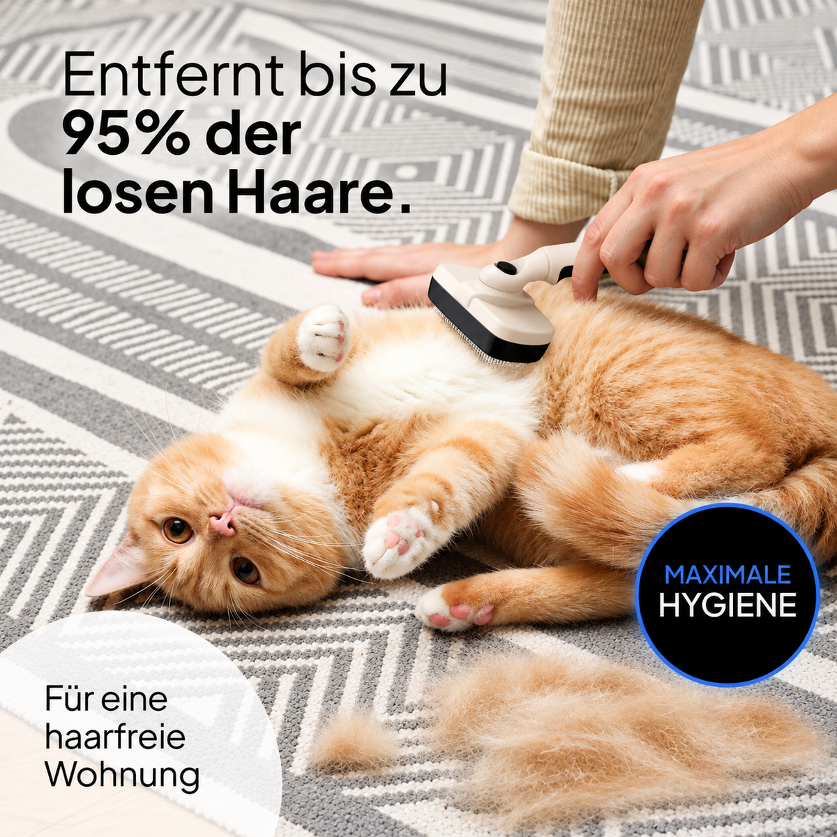 2-in-1-Bürstenset für Katzen