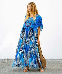 Bleu et turquoise