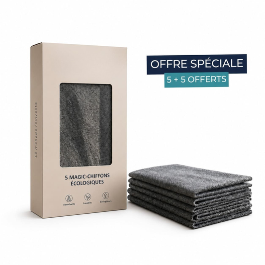 Chiffons Microfibres Réutilisables