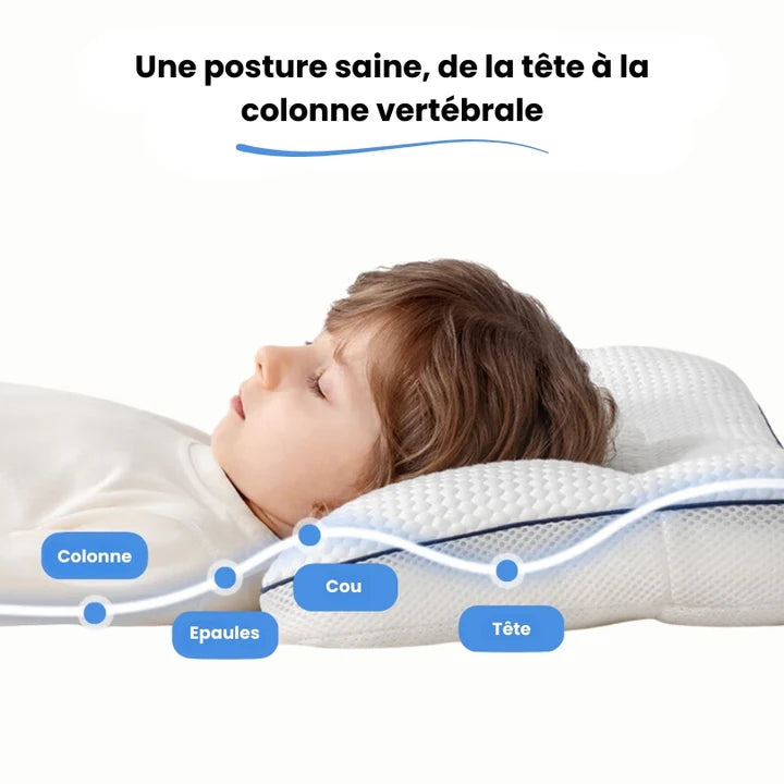 Oreiller ergonomique pour enfant