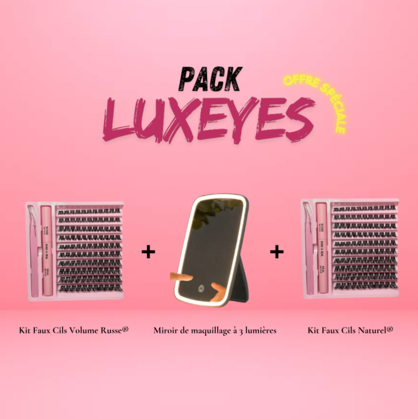 Pack Luxeyes 2 Kits + 1 Miroir