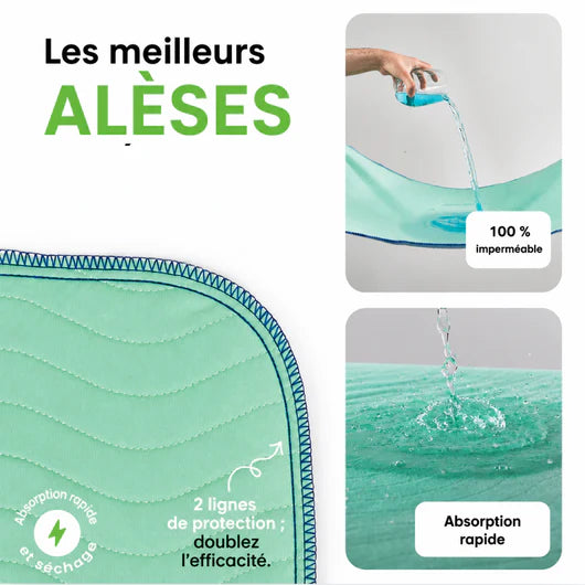 Alèse imperméable lavable
