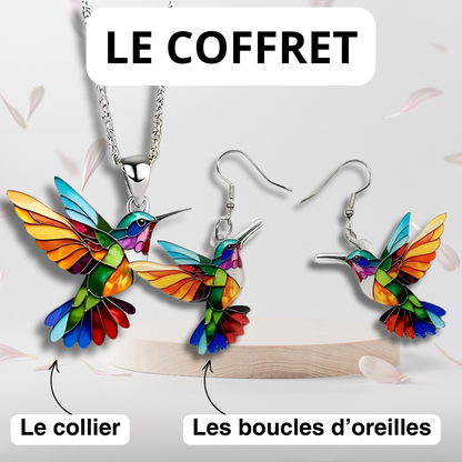 Auréa™ - Le collier colibri élégance