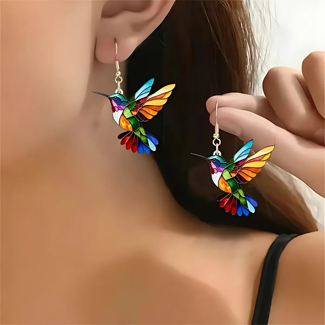 Auréa™ – Le Collier Colibri Élégance