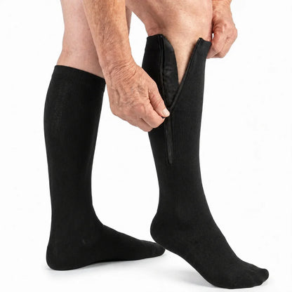 Kompressionsstrümpfe mit Reißverschluss