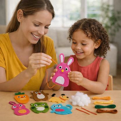 Kit de Couture Animaux en Feutrine pour Enfants
