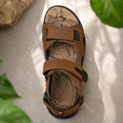 Orthopädische Ledersandalen