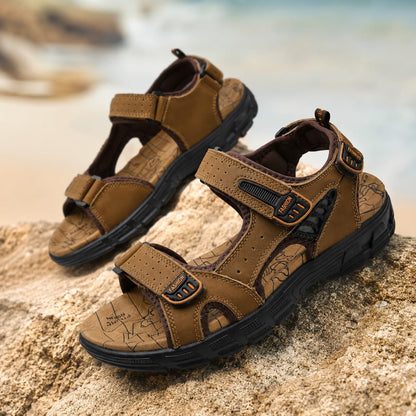 Orthopädische Ledersandalen