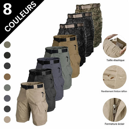 Wasserdichte, dehnbare Cargo-Shorts für Herren