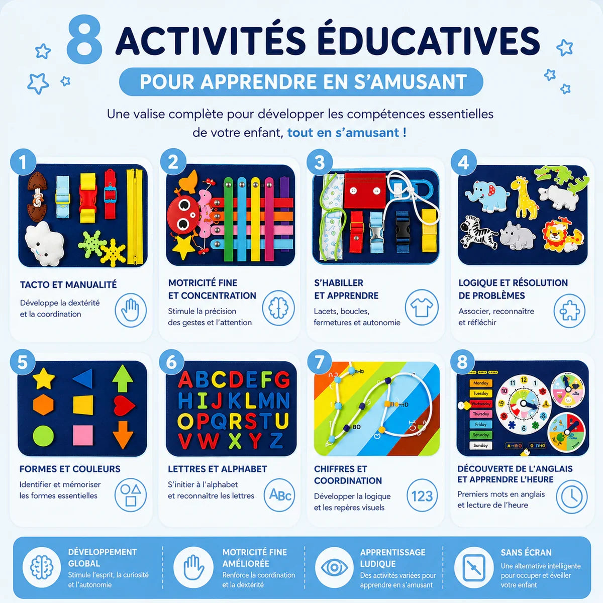 Livre d’activités Montessori