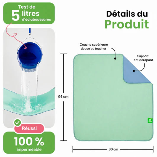 Alèse imperméable lavable