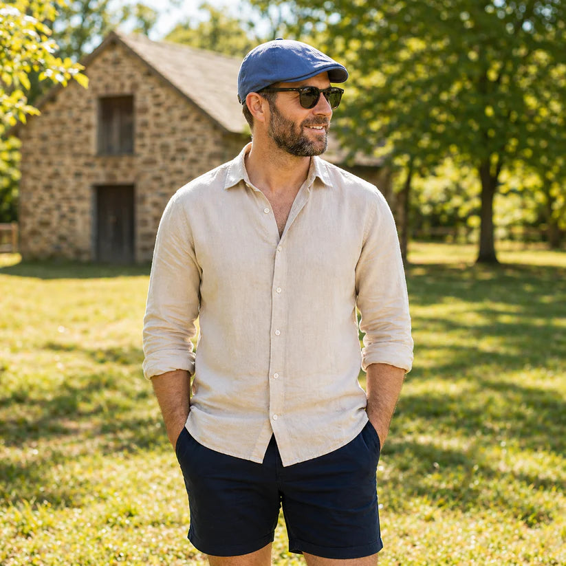 Casquette plate été ajustable pour homme