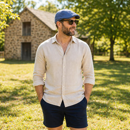 Casquette plate été ajustable pour homme
