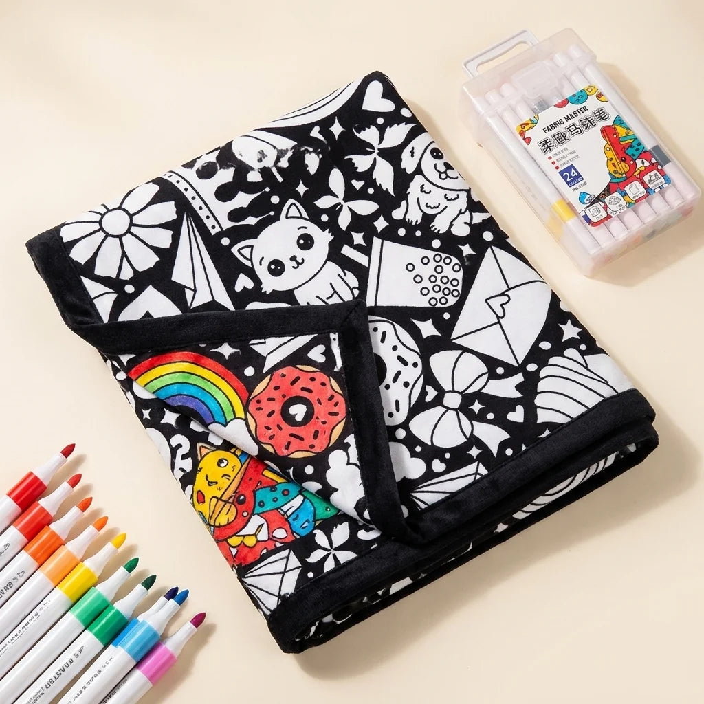 Couverture à Colorier Personnalisable