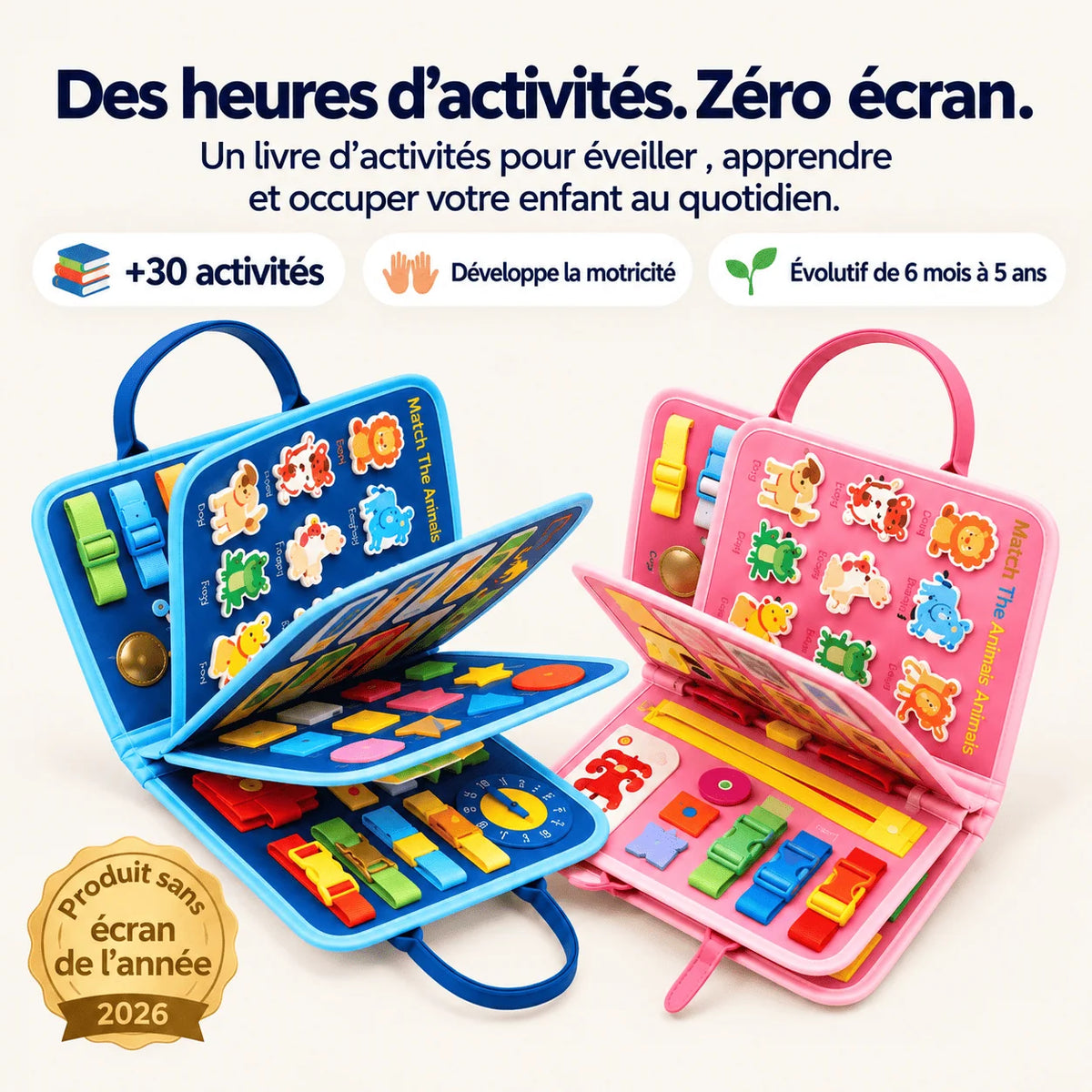 Livre d'Activités Montessori Enfant