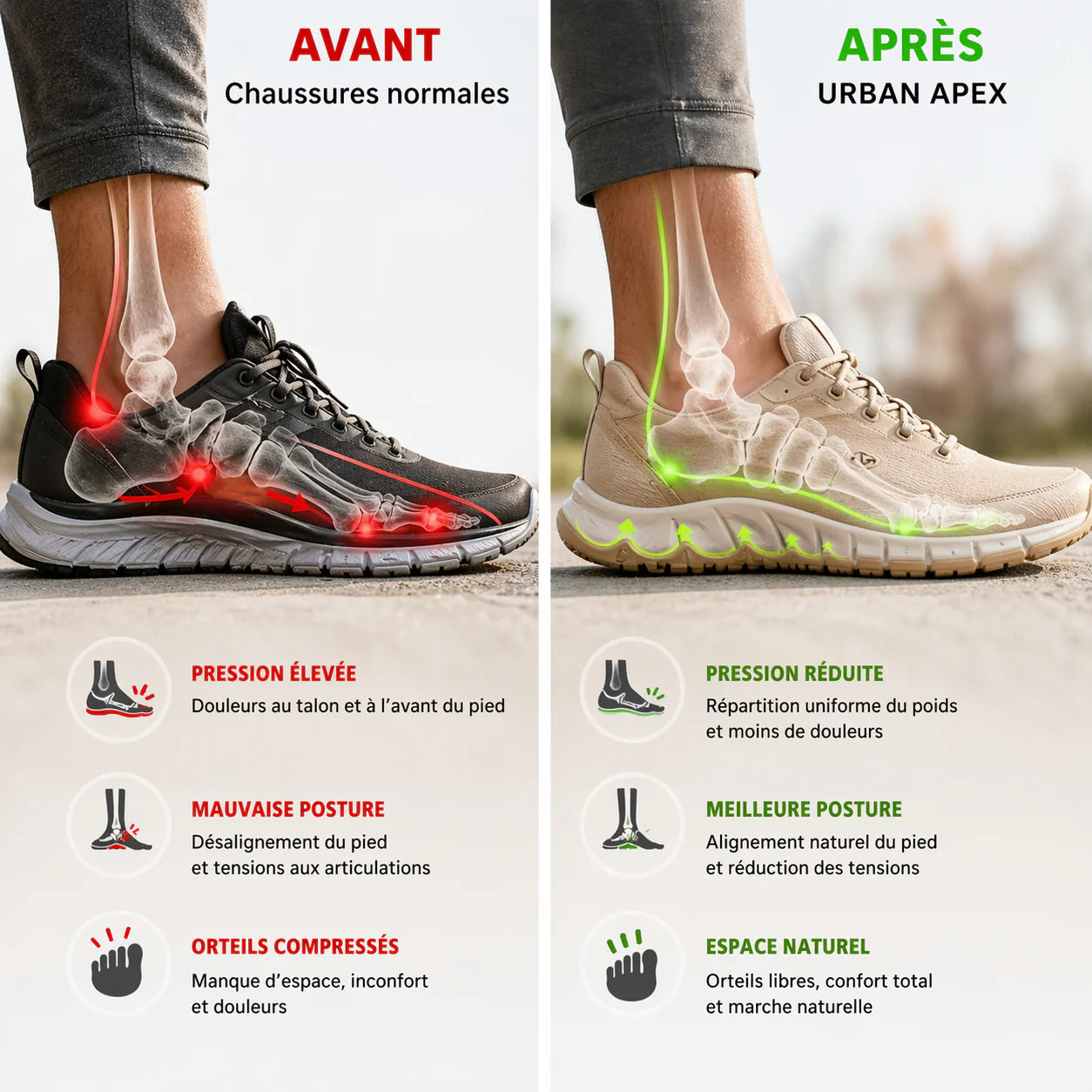 Chaussures unisexes polyvalentes