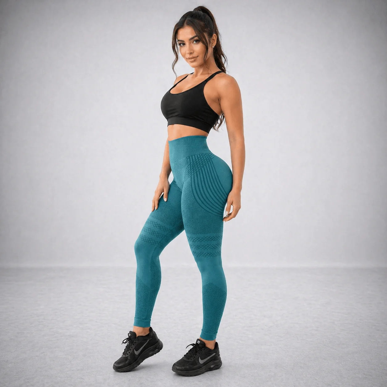 Leggings mit hoher Taille und formender Wirkung