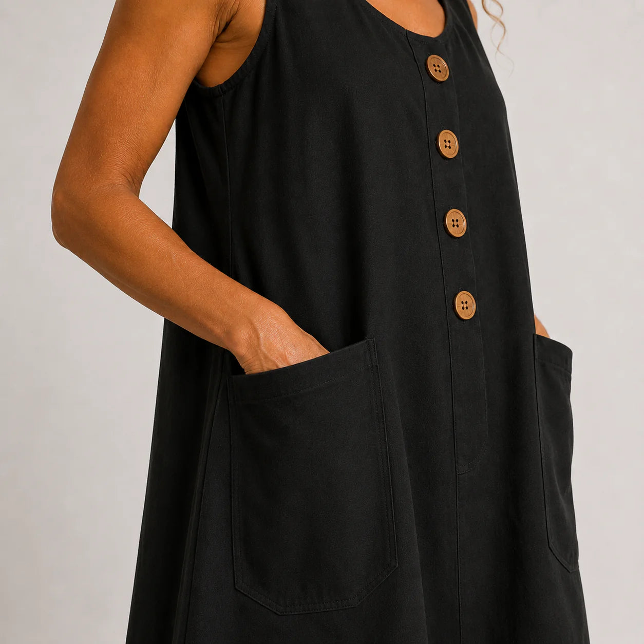Robe coton et lin légère femme