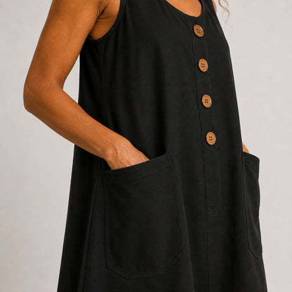 Robe coton et lin légère femme