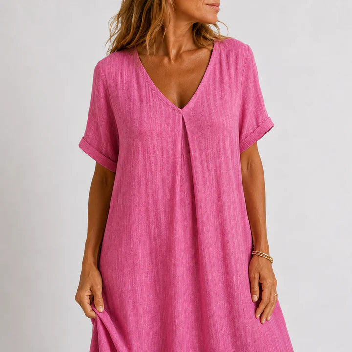 Robe longue fluide femme élégante et légère été
