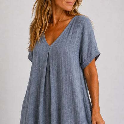 Robe longue fluide femme élégante et légère été