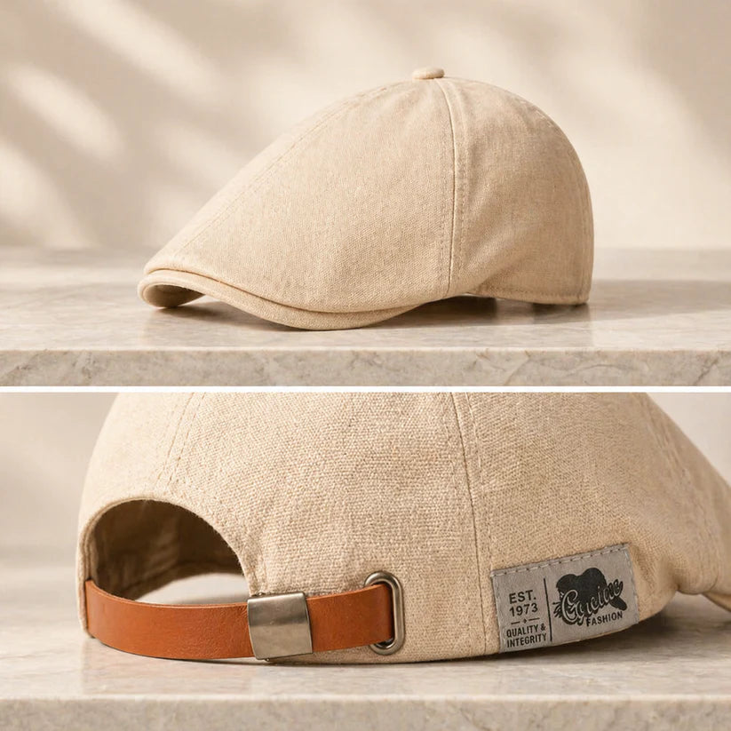Casquette plate été ajustable pour homme