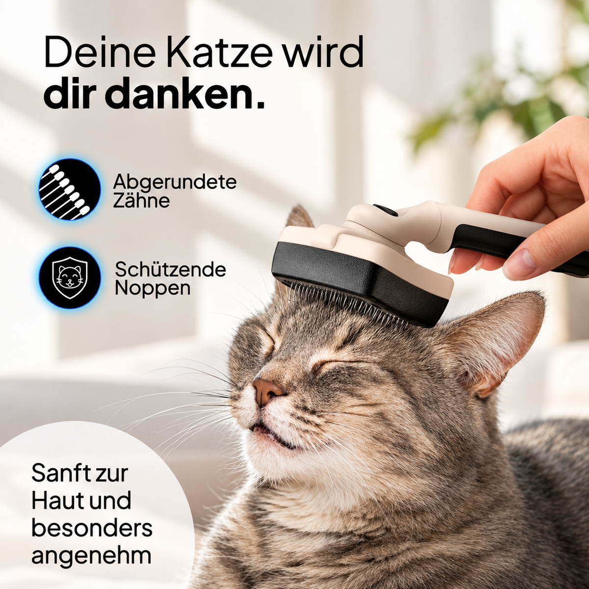 2-in-1-Bürstenset für Katzen