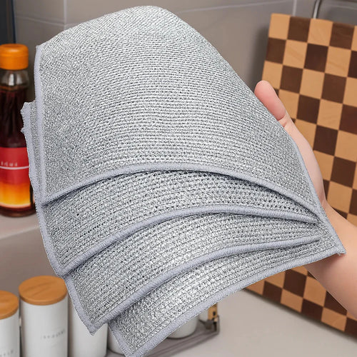 Chiffons récurants inox puissants et durables