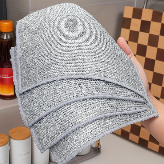 Chiffons récurants inox puissants et durables