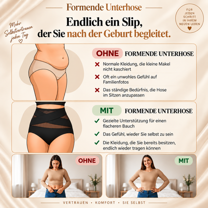 Culotte Gainante Post-Partum Taille Haute
