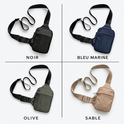 Sac bandoulière antivol compact avec protection RFID