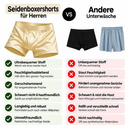 Boxer Homme en Soie