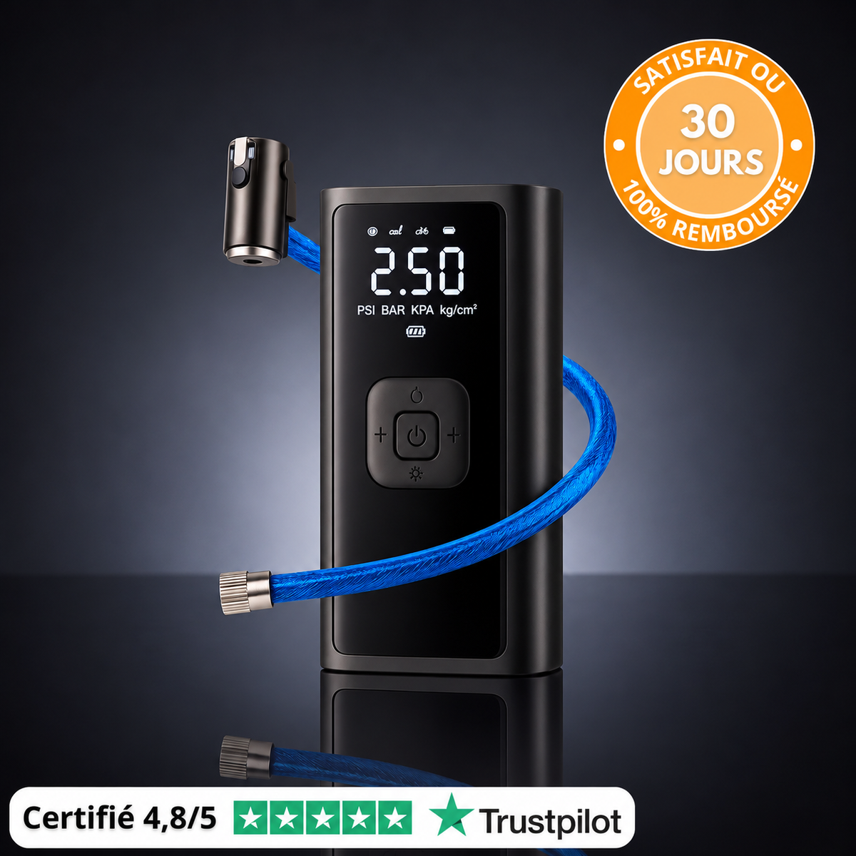 Compresseur d'Air Portable Rechargeable