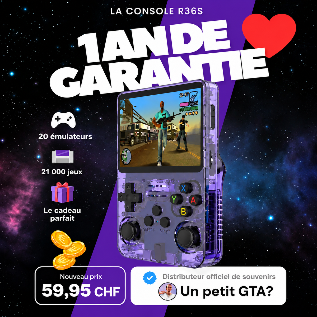Console Rétro Portable R36S