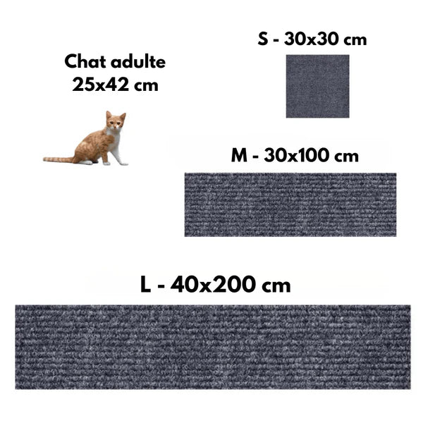 Tapis Adhésif Protecteur pour Griffes de Chat