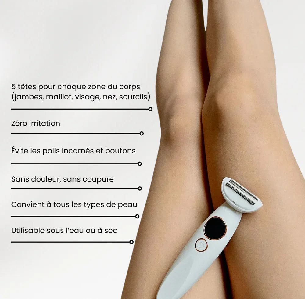 Rasoir électrique femme – Douceur express sans irritation