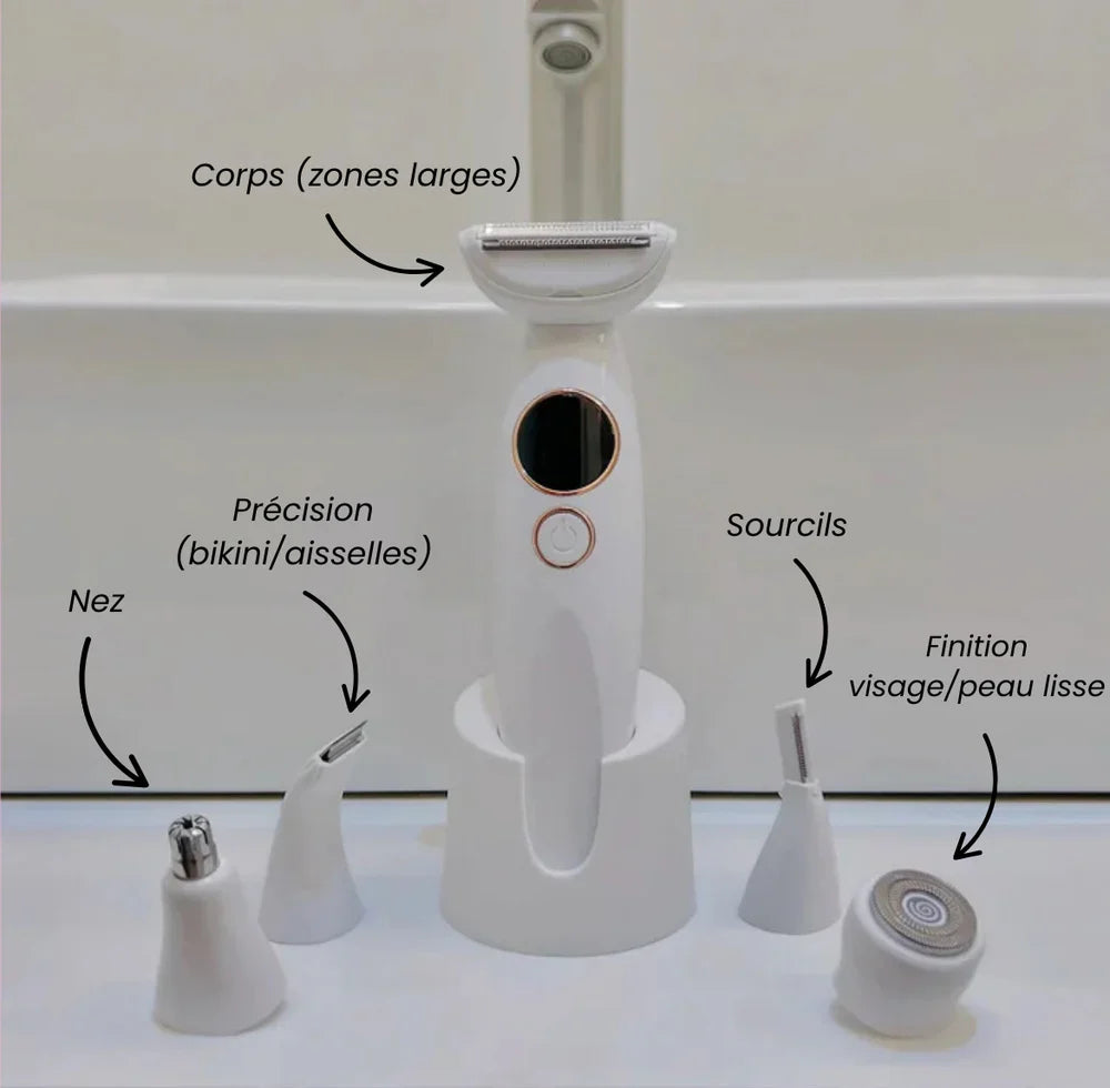 Rasoir électrique femme – Douceur express sans irritation